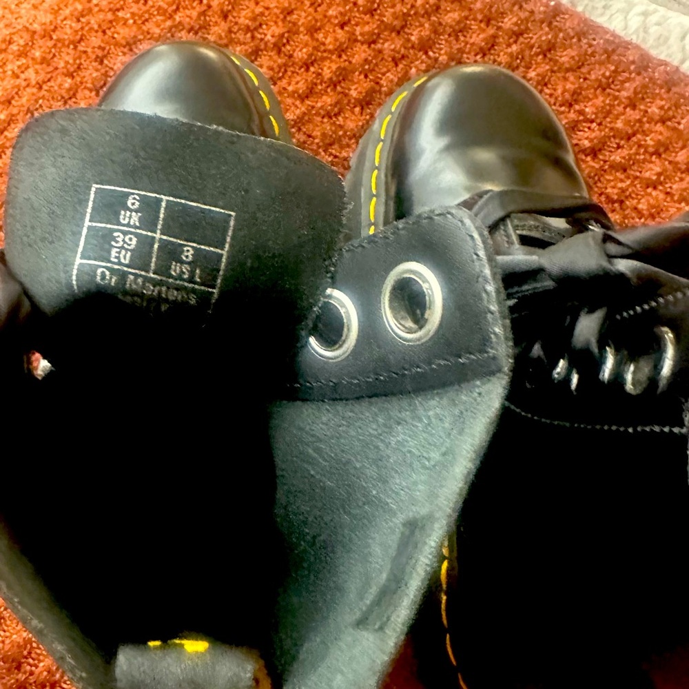 Dr Martens Molly Platform boots.